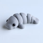 Flexi Friend Manatee - Flexible 3D Printed Toy - The 3D Print Smiths